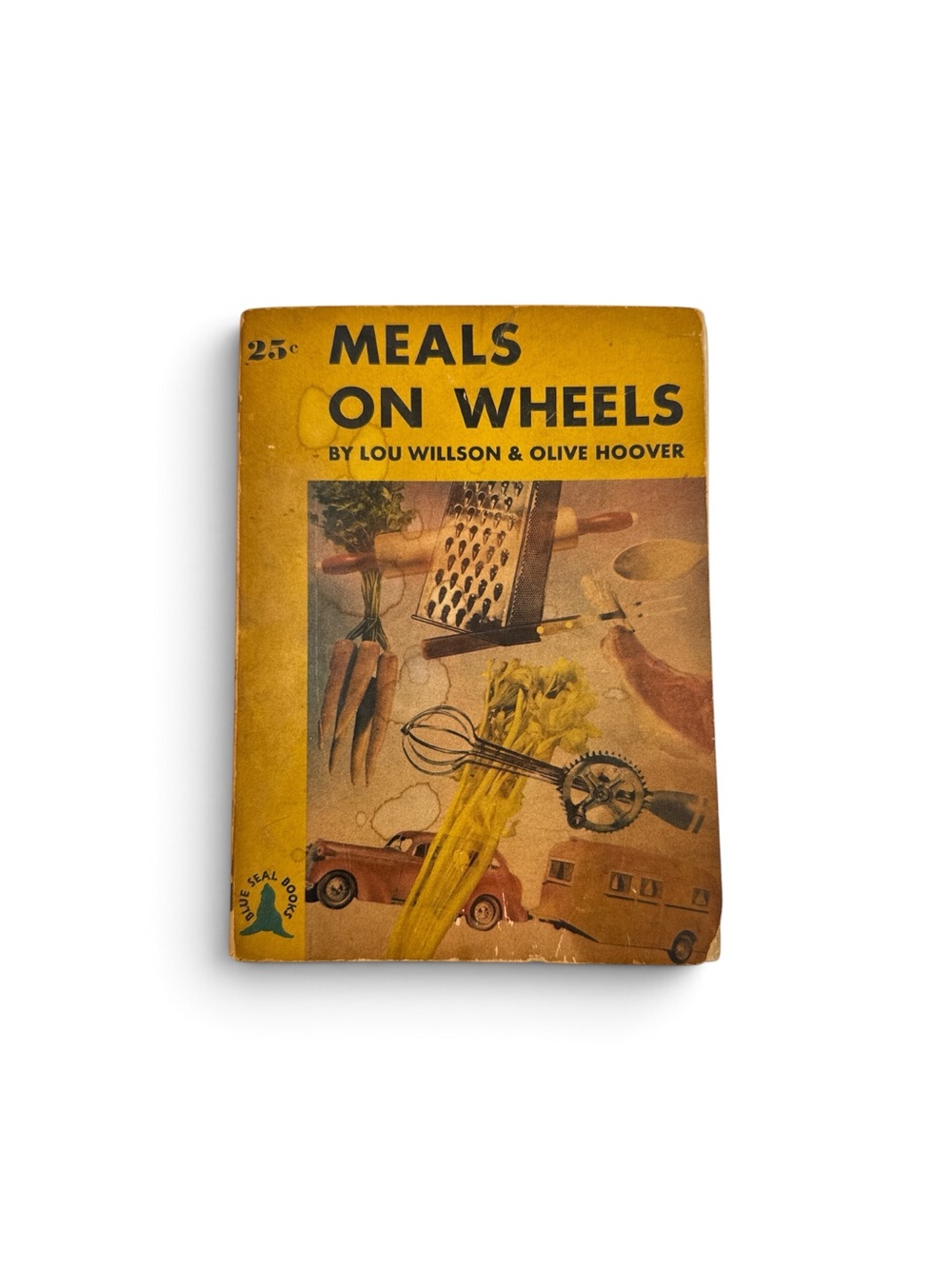 1937 First Edition Meals on Wheels Cookbook Trailers Kitchenettes Softcover
